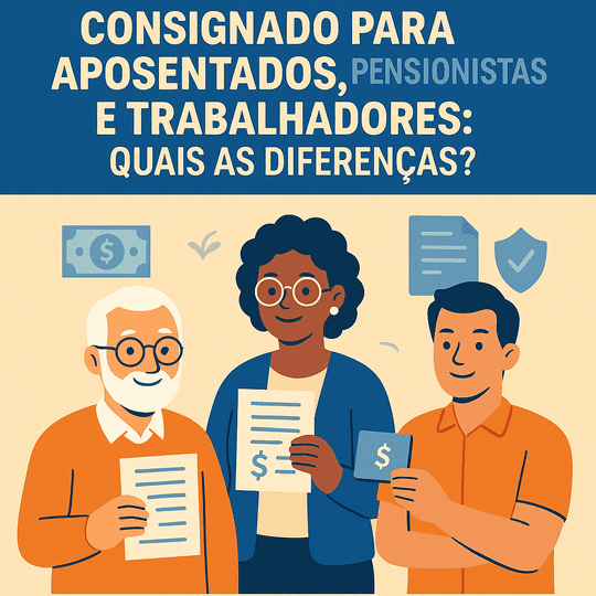 Consignado para Aposentados, Pensionistas e Trabalhadores: Quais as Diferenças?